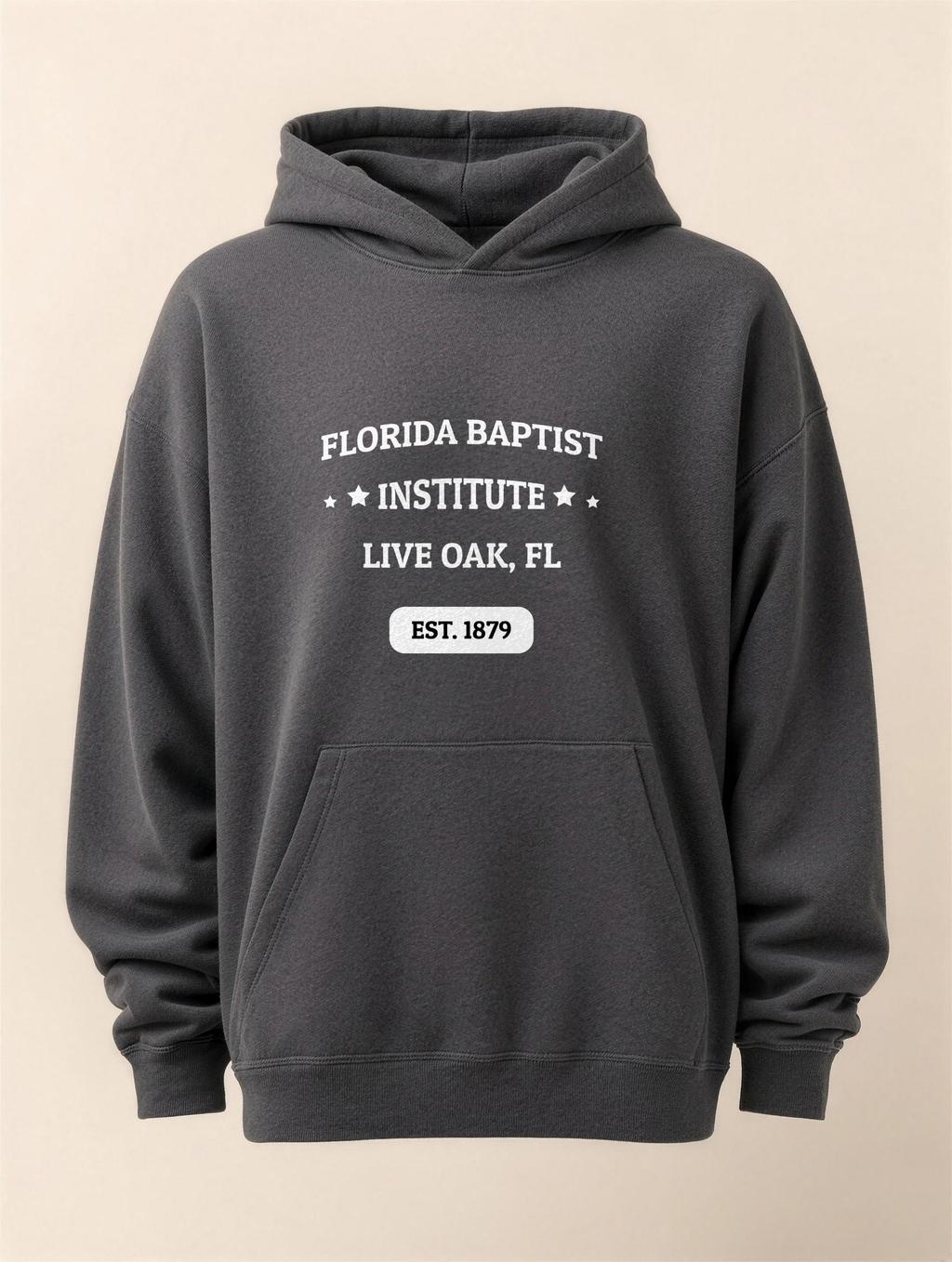 Oversized Heavyweight Hoodie - Est. 1879 — front view