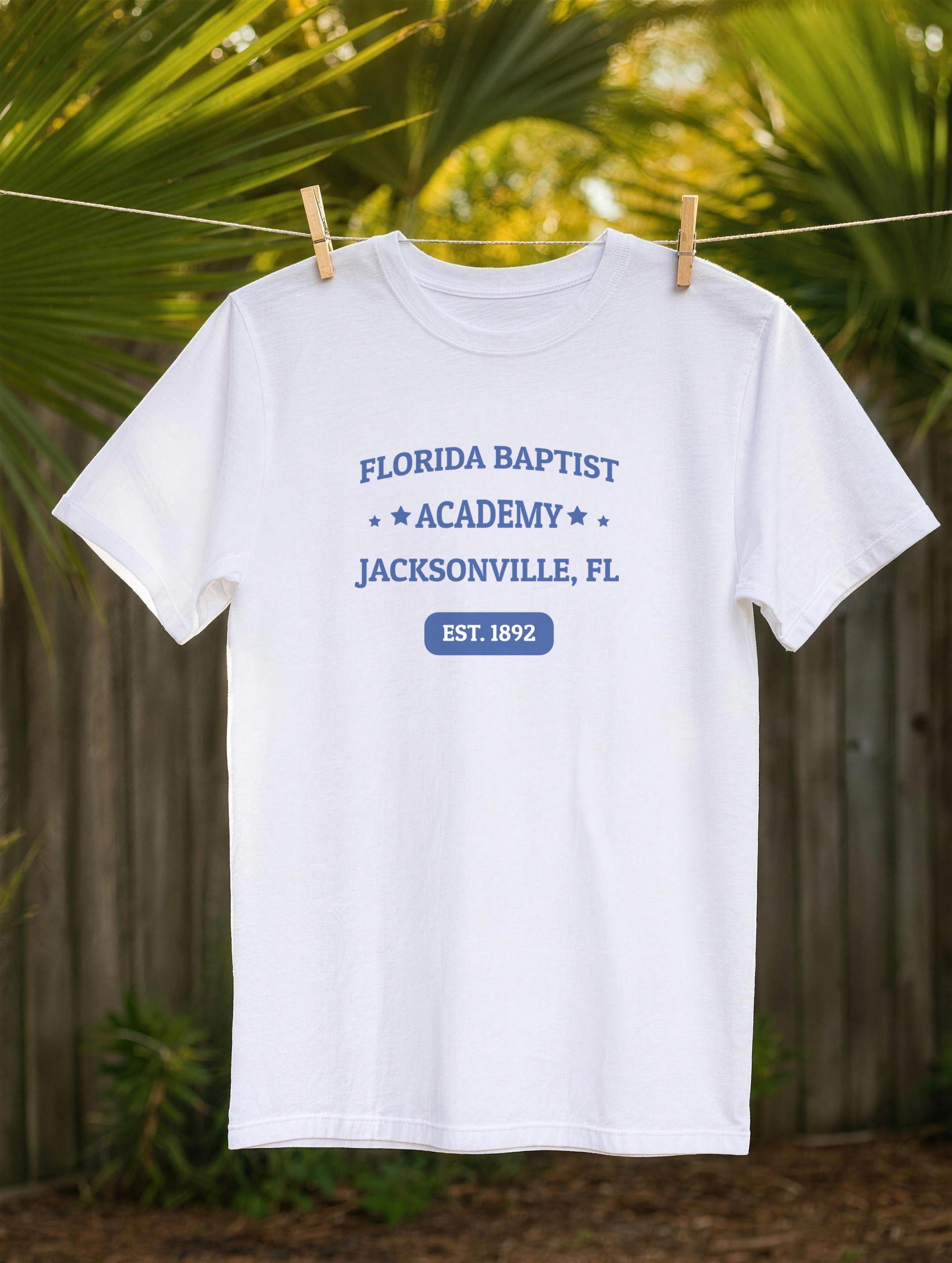 Unisex T-Shirt - Royal Blue Print — front view