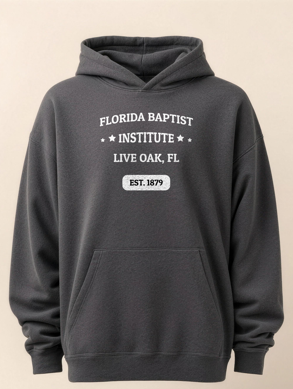Oversized Heavyweight Hoodie - Est. 1879 — front view