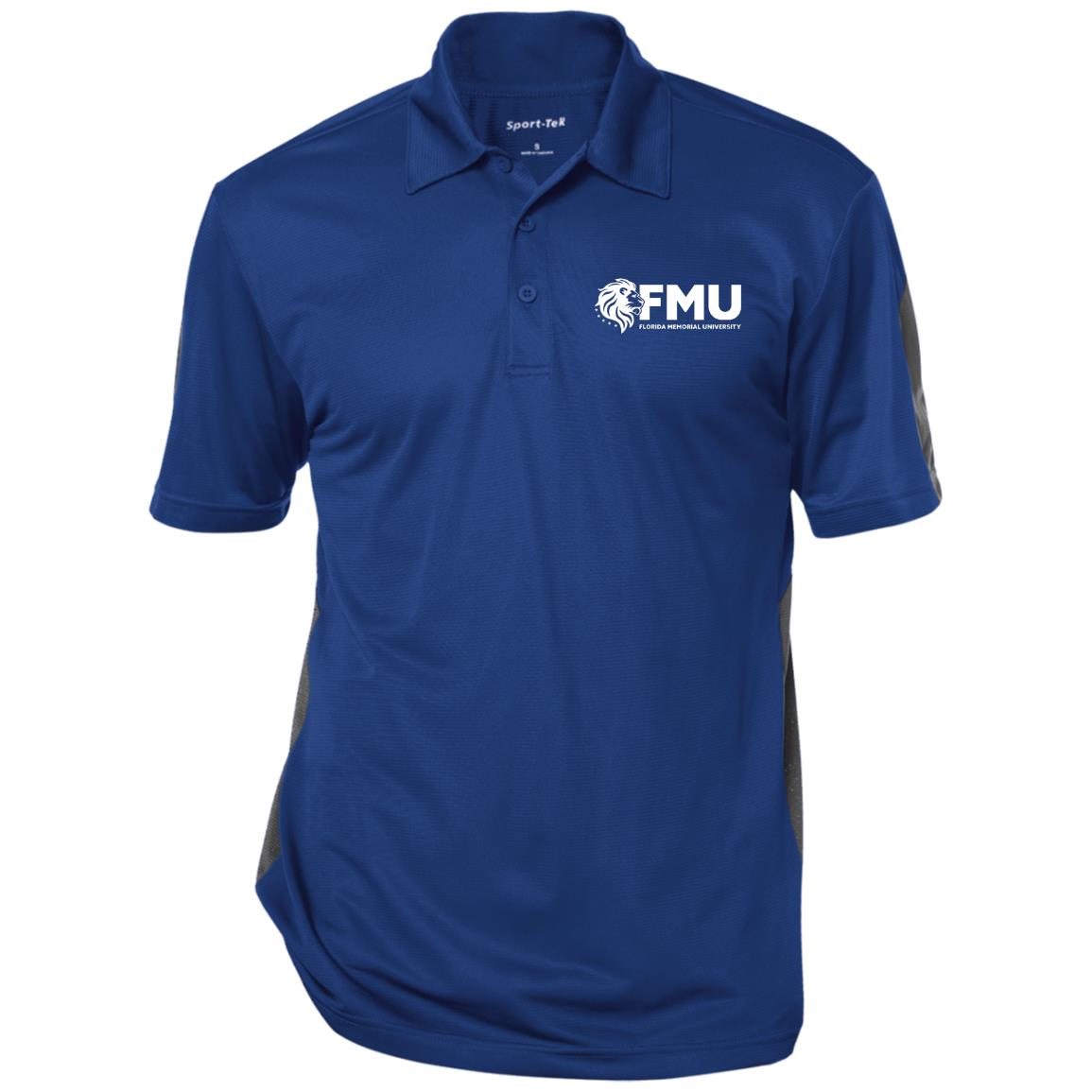 FMU Performance Textured Three-Button Polo
