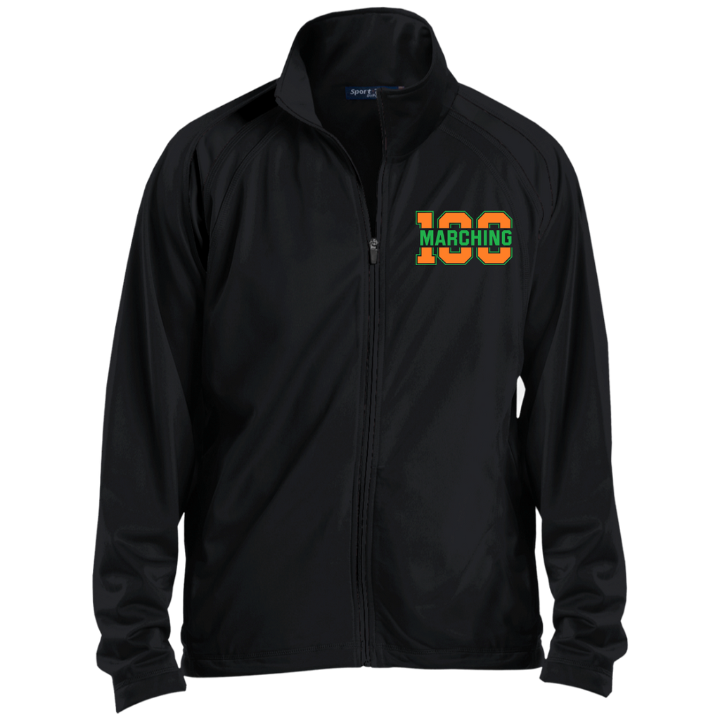 M100Men's Raglan Sleeve Warmup Jacket