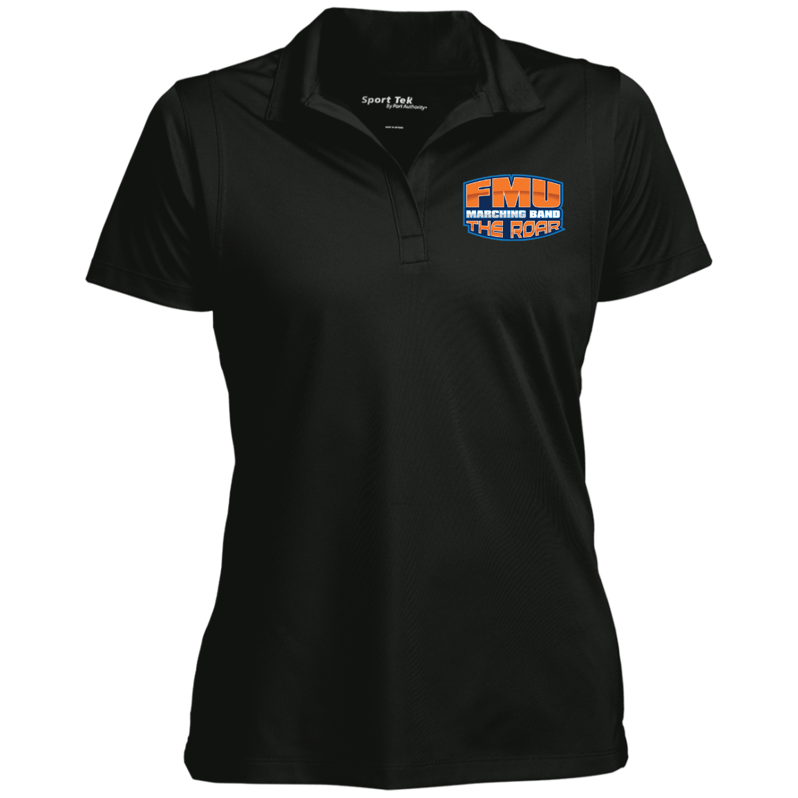 "ROAR Staff   Women's Micropique Tag-Free Flat-Knit Collar Polo