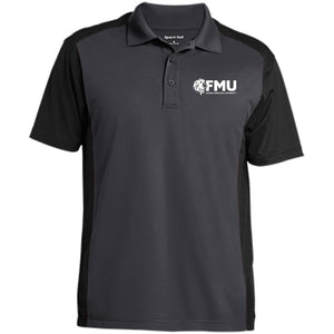 FMU Men's Colorblock Sport-Wick Polo