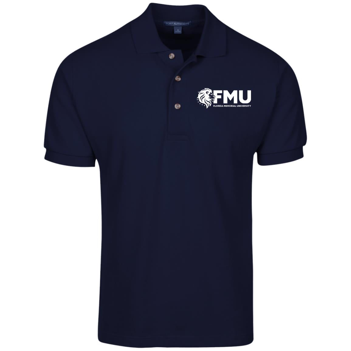 Florida Memorial University Cotton Pique Knit Polo