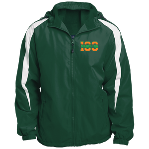 M100 Fleece Lined Colorblocked Hooded Jacket
