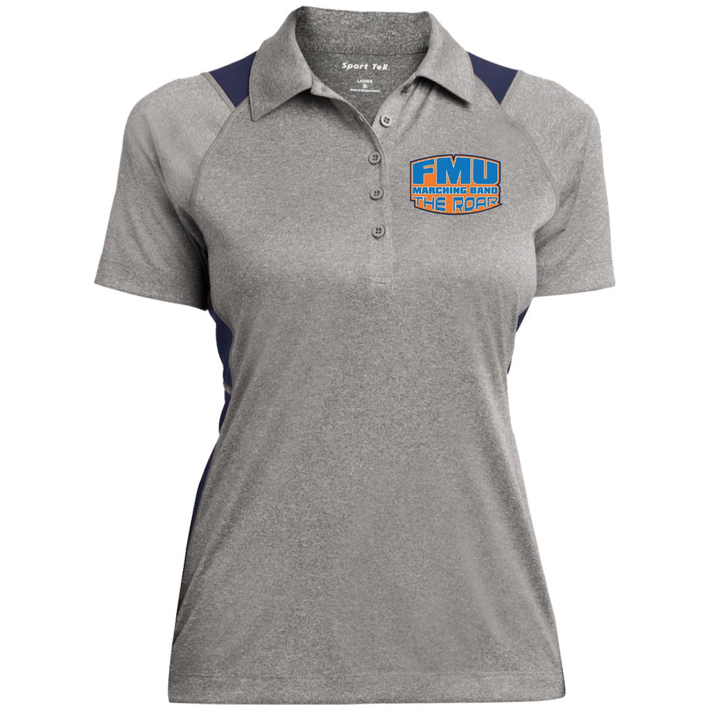 Ladies' Heather Moisture Wicking Polo