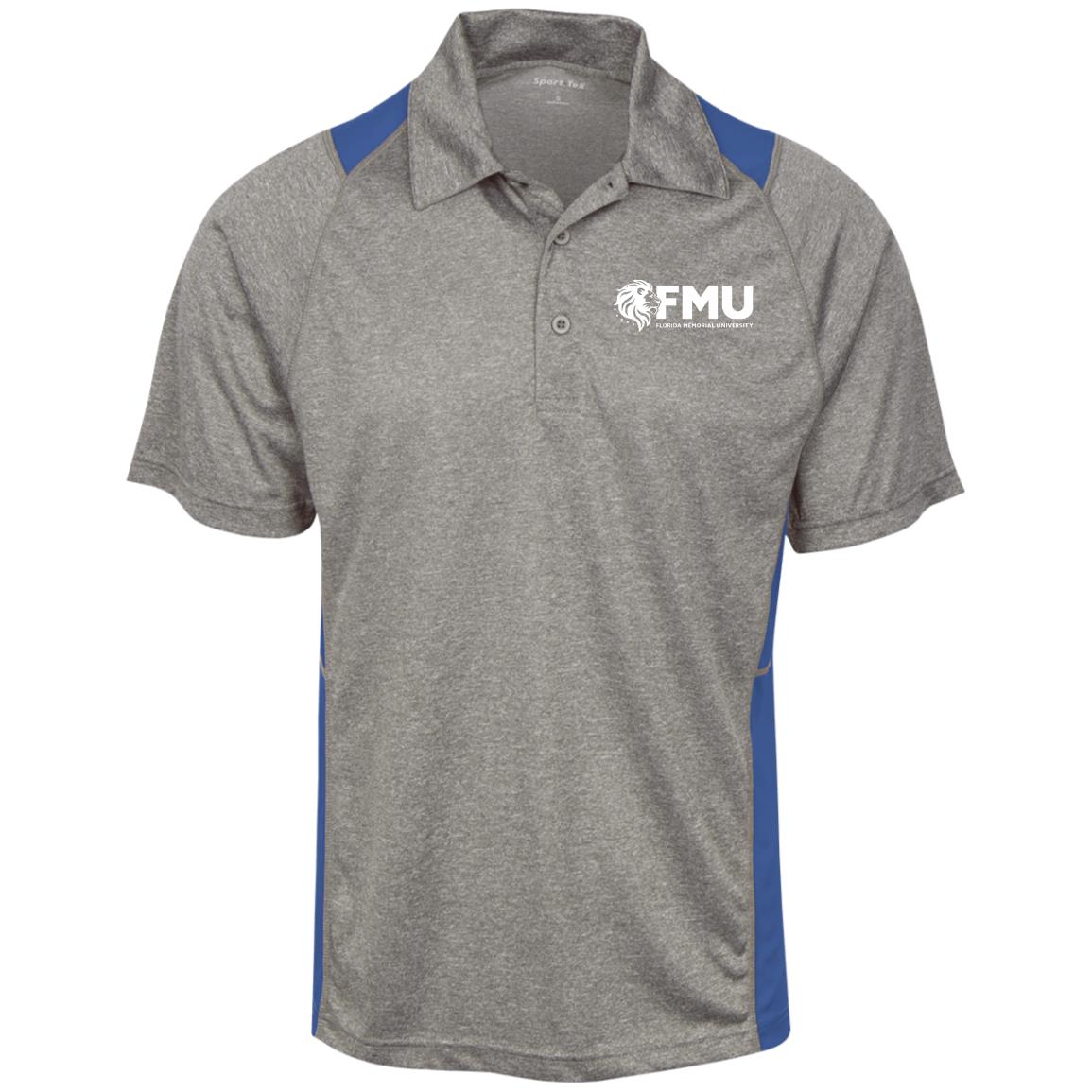 FMU Heather Moisture Wicking Polo