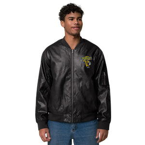 DLL Leather Bomber Jacket