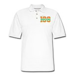 "Cool Ray" Men's Pique Polo Shirt - white