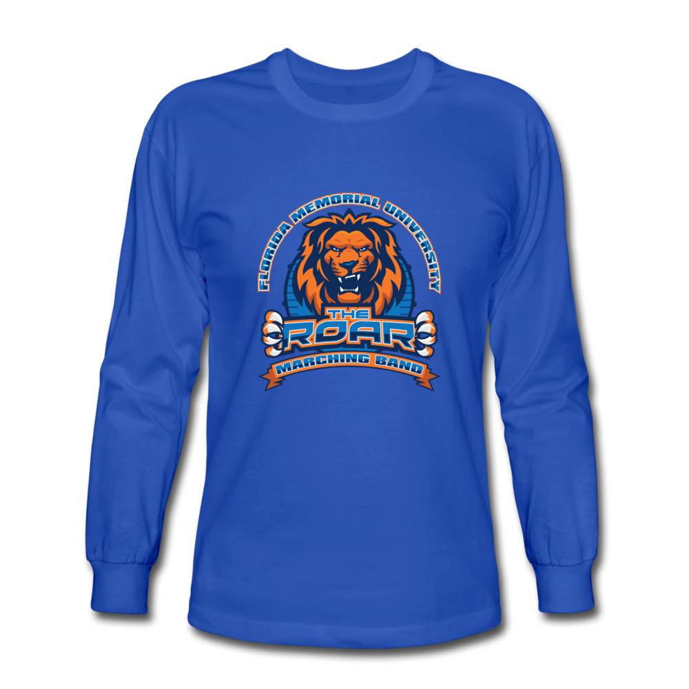 "ROAR" Long Sleeve T-Shirt - royal blue