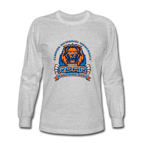 "ROAR" Long Sleeve T-Shirt - heather gray