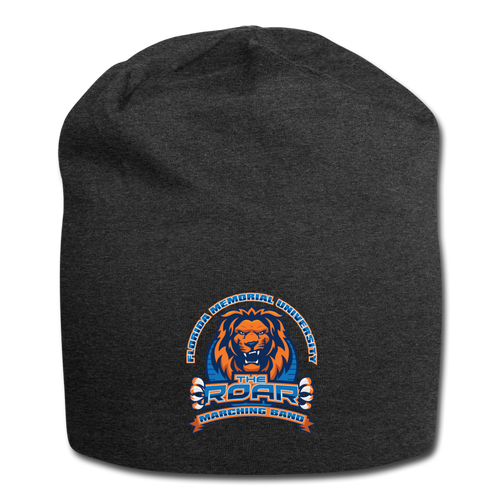 "ROAR" Jersey Beanie - charcoal gray