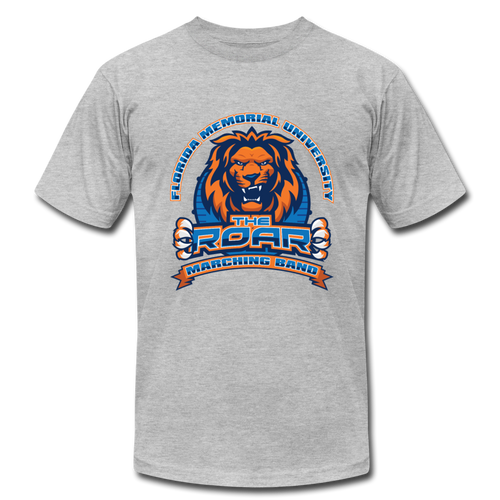 "ROAR Unisex Jersey T-Shirt - heather gray