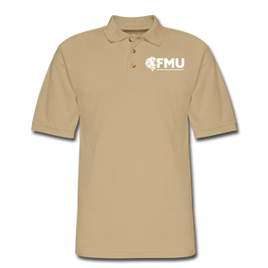 FMU Staff Men's Pique Polo Shirt - beige