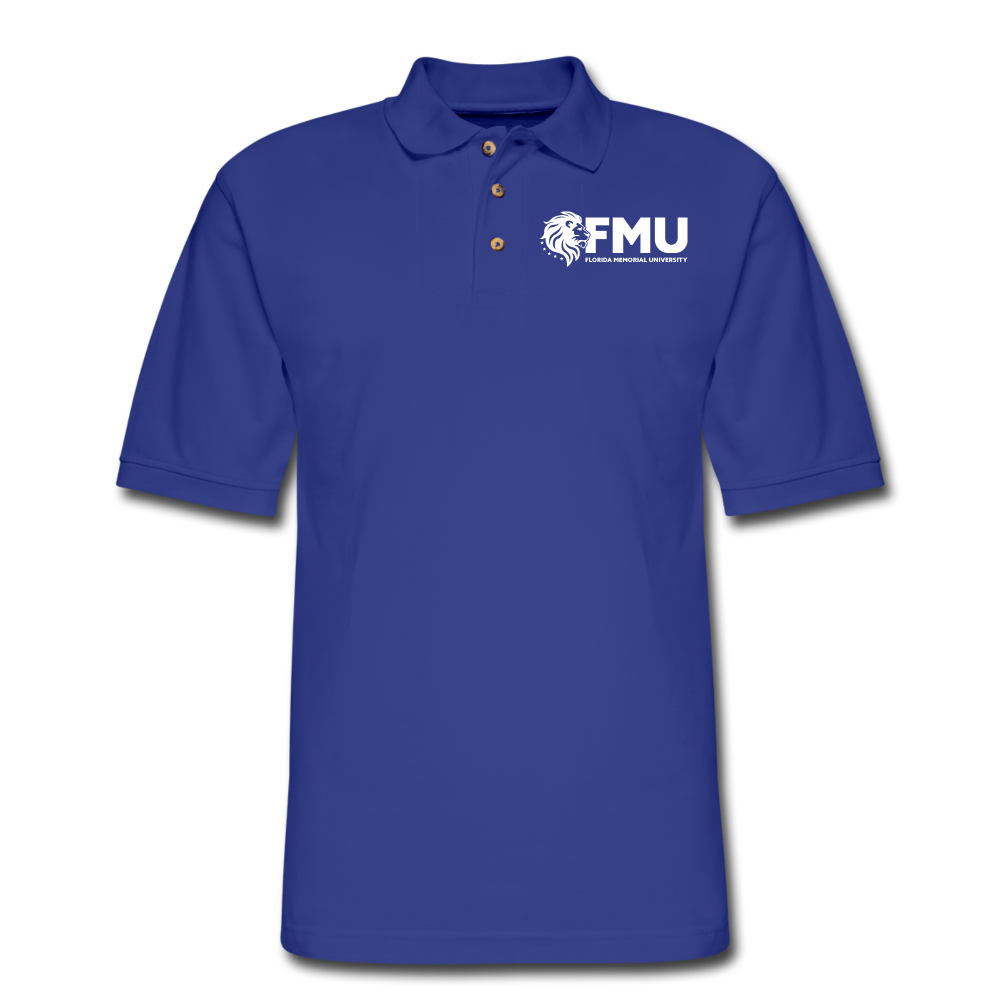 FMU Staff Men's Pique Polo Shirt - royal blue