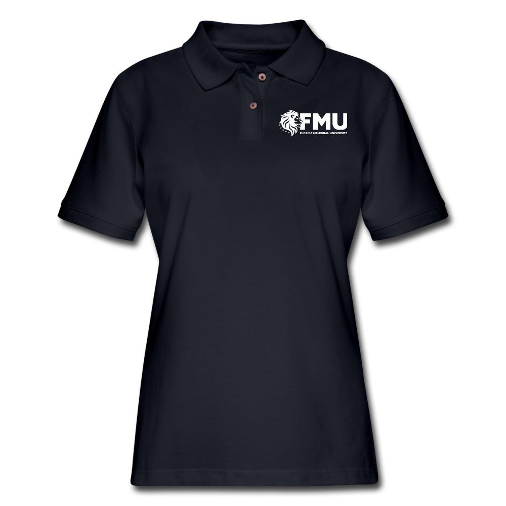 FMU Women's Pique Polo Shirt - midnight navy