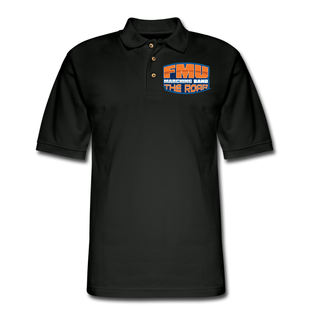FMU Men's Pique Polo Shirt - black