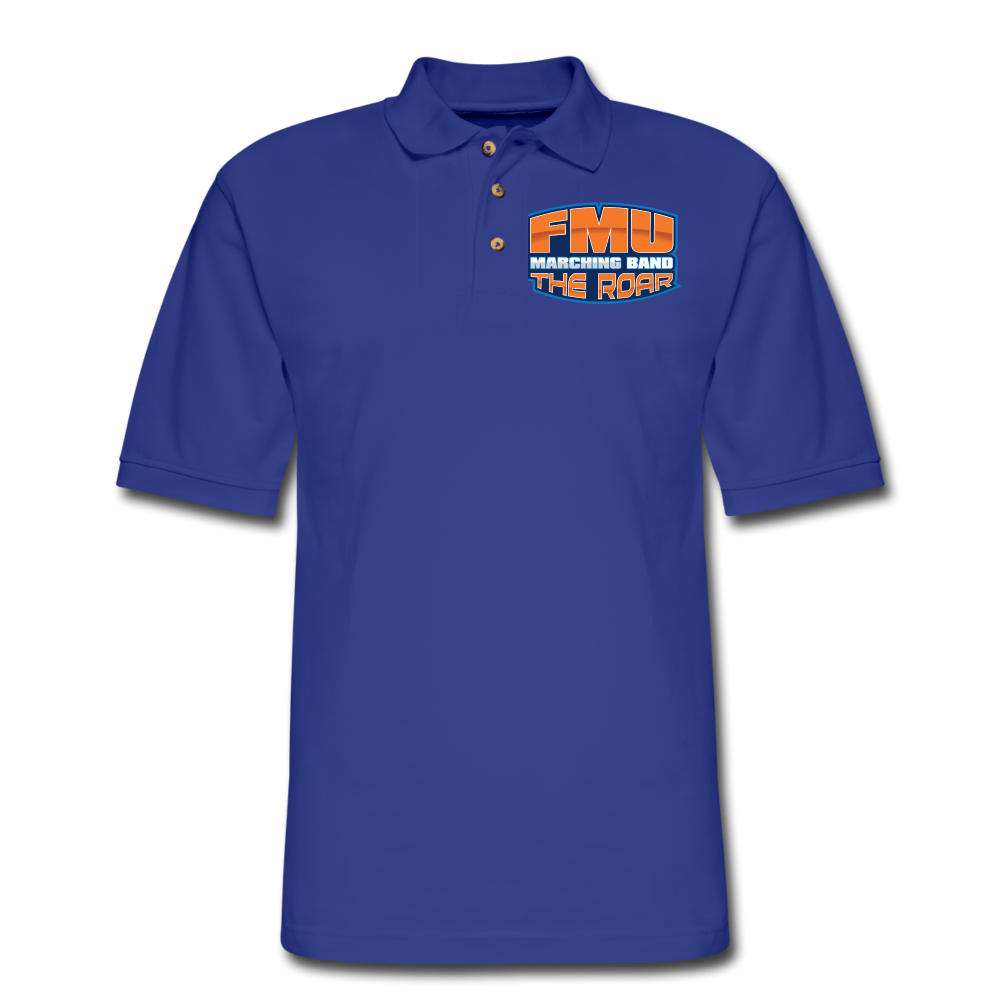 FMU Men's Pique Polo Shirt - royal blue