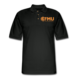 FMU Men's Pique Polo Shirt - black