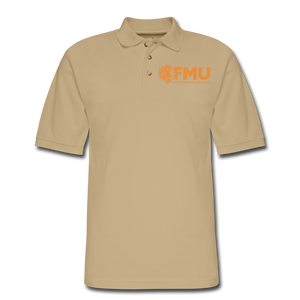 FMU Men's Pique Polo Shirt - beige