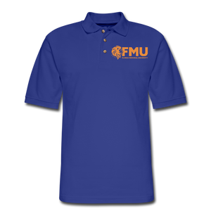 FMU Men's Pique Polo Shirt - royal blue