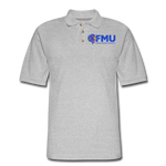 FMU Men's Pique Polo Shirt - heather gray