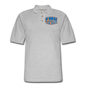 FMU Staff Men's Pique Polo Shirt - heather gray