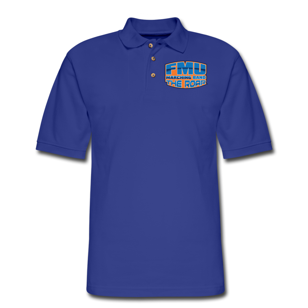 FMU Staff Men's Pique Polo Shirt - royal blue